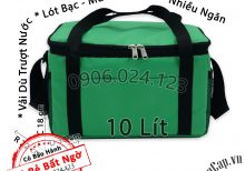 Túi Giữ Nhiệt Cỡ Nhỏ 10 11 Lít phù hợp Quán Ăn Uống Cafe Trà Sữa - Phòng Bếp - NKT-TGN-7047-10L (Nhiều màu)