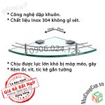 Kệ Góc V Kính Dày 8-10 Ly Khung Inox 304 Tiện Dụng Trang trí Nhà Tắm , Vệ Sinh - NPD-KeGocV2-5105