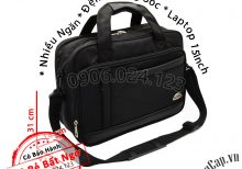 Cặp Táp Có Ngăn Laptop Phù Hợp Dân Công Sở Văn Phòng - Học Sinh , Sinh Viên - Nkt-Ccs-2150 (Đen)