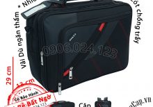 Cặp Táp Xách Công Sở Đa Năng (Cặp và Balo) - Cặp Balo Học Sinh Cấp 2 Cấp 3 - NKT-CDN-2148 (Đen)