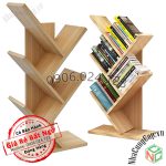 Kệ Sách Xương Cá Bằng Gỗ, Đẹp Và Giá Rẻ, Hàng Lắp Ráp Đa Năng Thông Minh - NLMS-1822-KSXC (Màu ngẫu nhiên)