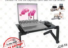 Bàn Laptop Gấp Gọn - Thoải Mái Tiện Dụng Khi Sử Dụng Kể Cả Khi Nằm Dành Cho Sinh Viên, Người Bệnh - NDHS-BLTGG (Đỏ, Đen)