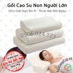 [Ngon Giấc] Gối Cao Su Non Người Lớn Chống Ngáy Ngủ - Tinh Thần Sảng Khoái Mỗi Ngày - NLM-GCSNNL (Nhiều màu)