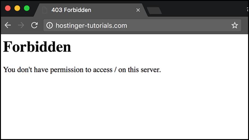Tìm Hiểu Lỗi HTTP Error 403 Forbidden là gì? Nguyên Nhân, Cách Sửa Lỗi Đơn Giản